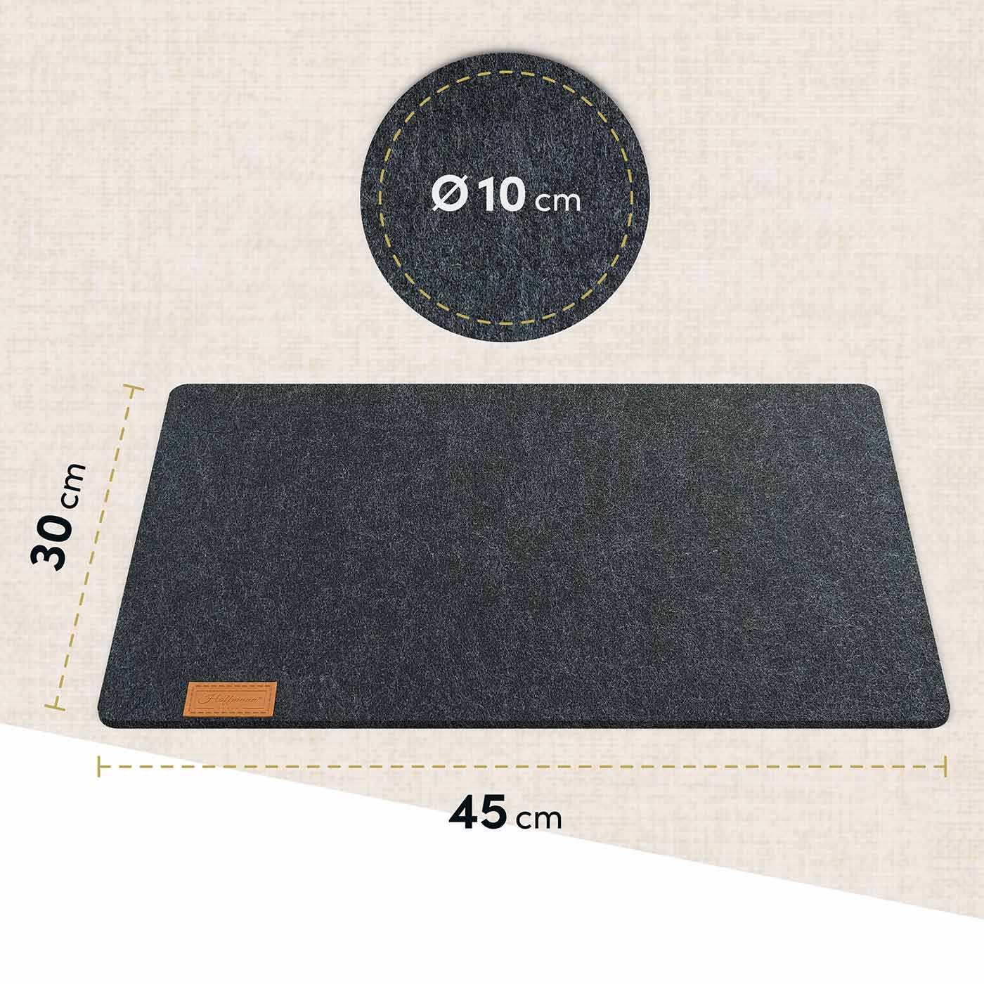 17-teilige Tischdeko: Tischläufer 100x30 cm I Platzsets I Untersetzer - Image 5