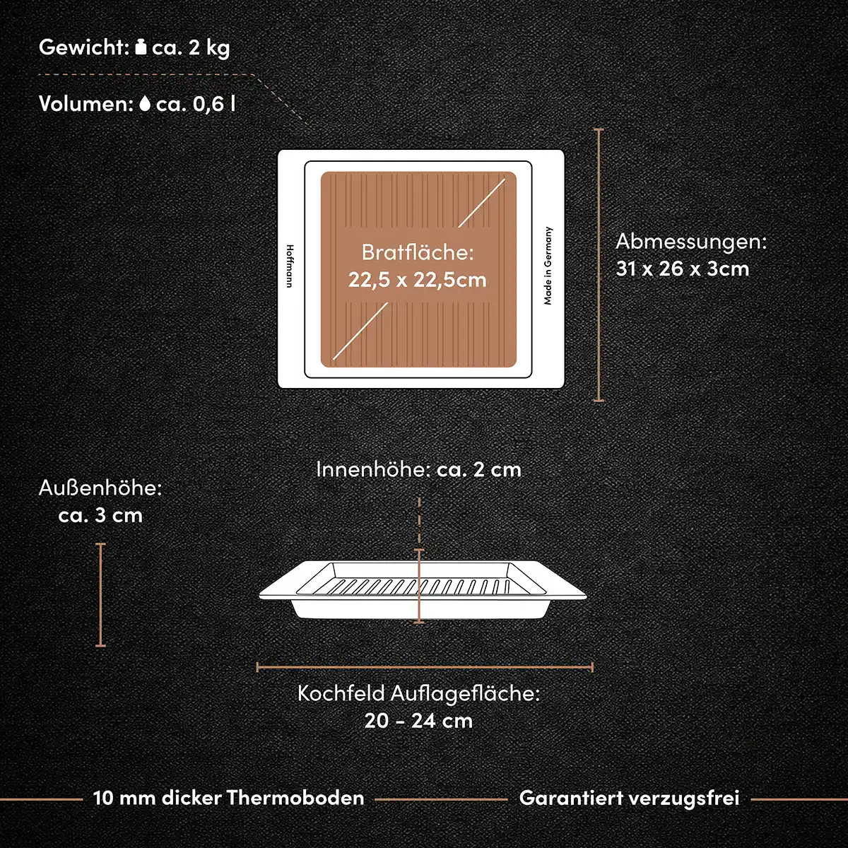 Grill- & Steakplatte | BBQ-Line | PFAS-FREI - Image 7