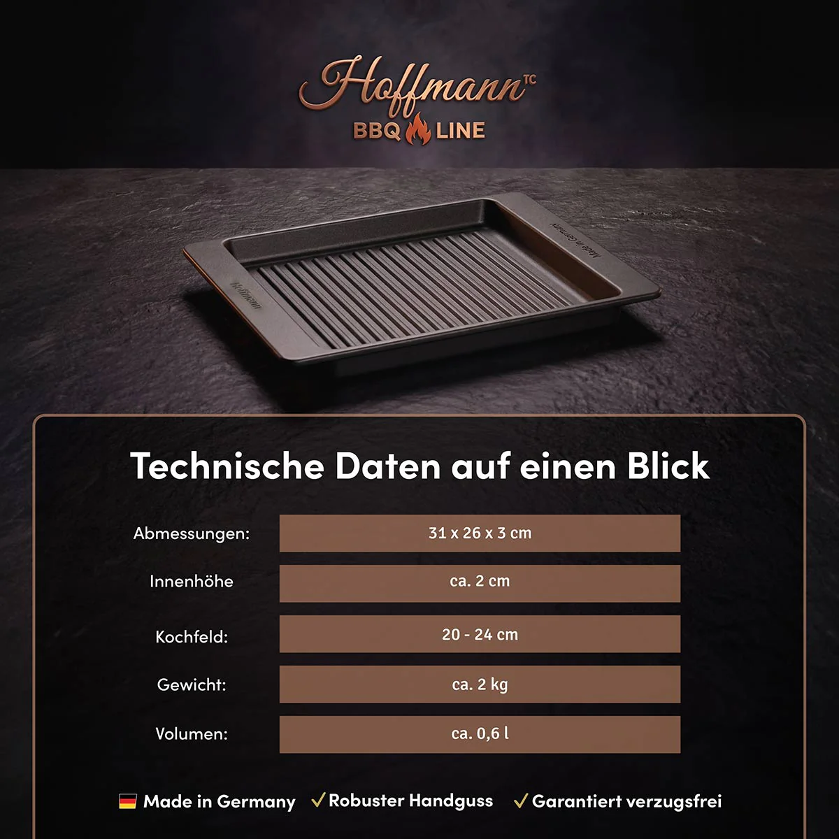 Grill- & Steakplatte | BBQ-Line | PFAS-FREI - Image 8