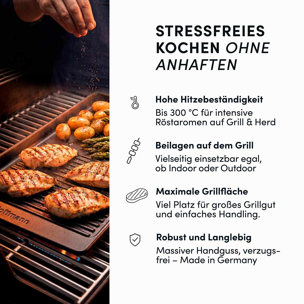 Kombi-Grillplatte | BBQ-Line | PFAS-FREI - Image 4