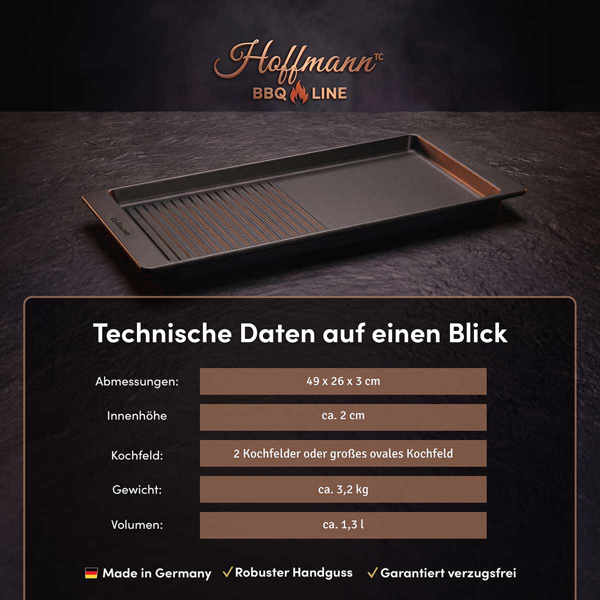 Kombi-Grillplatte | BBQ-Line | PFAS-FREI - Image 7