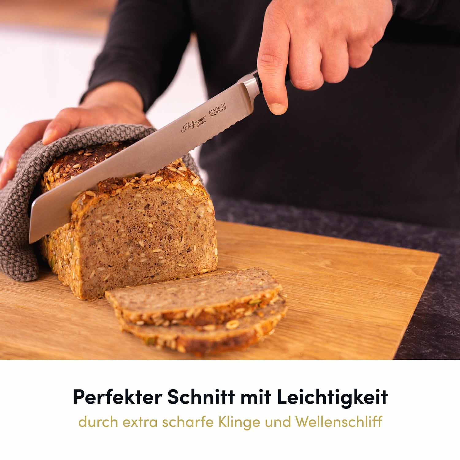 Brotmesser 21 cm, handgeschmiedet in Solingen - Image 3