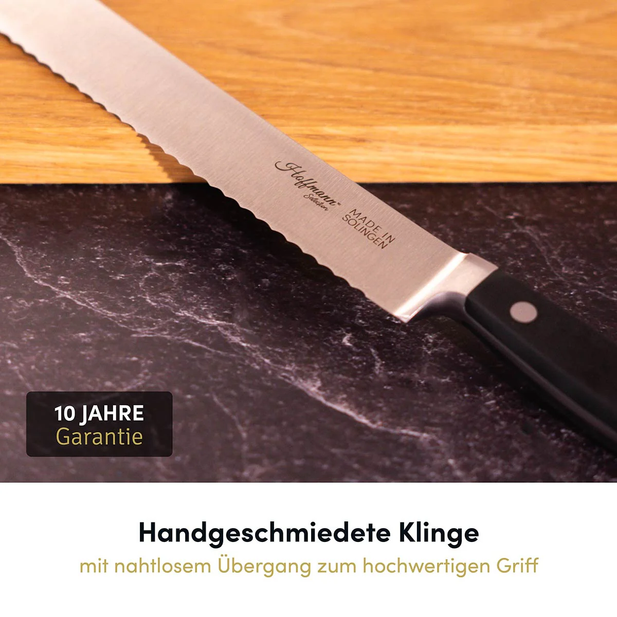 Brotmesser 21 cm, handgeschmiedet in Solingen - Image 4