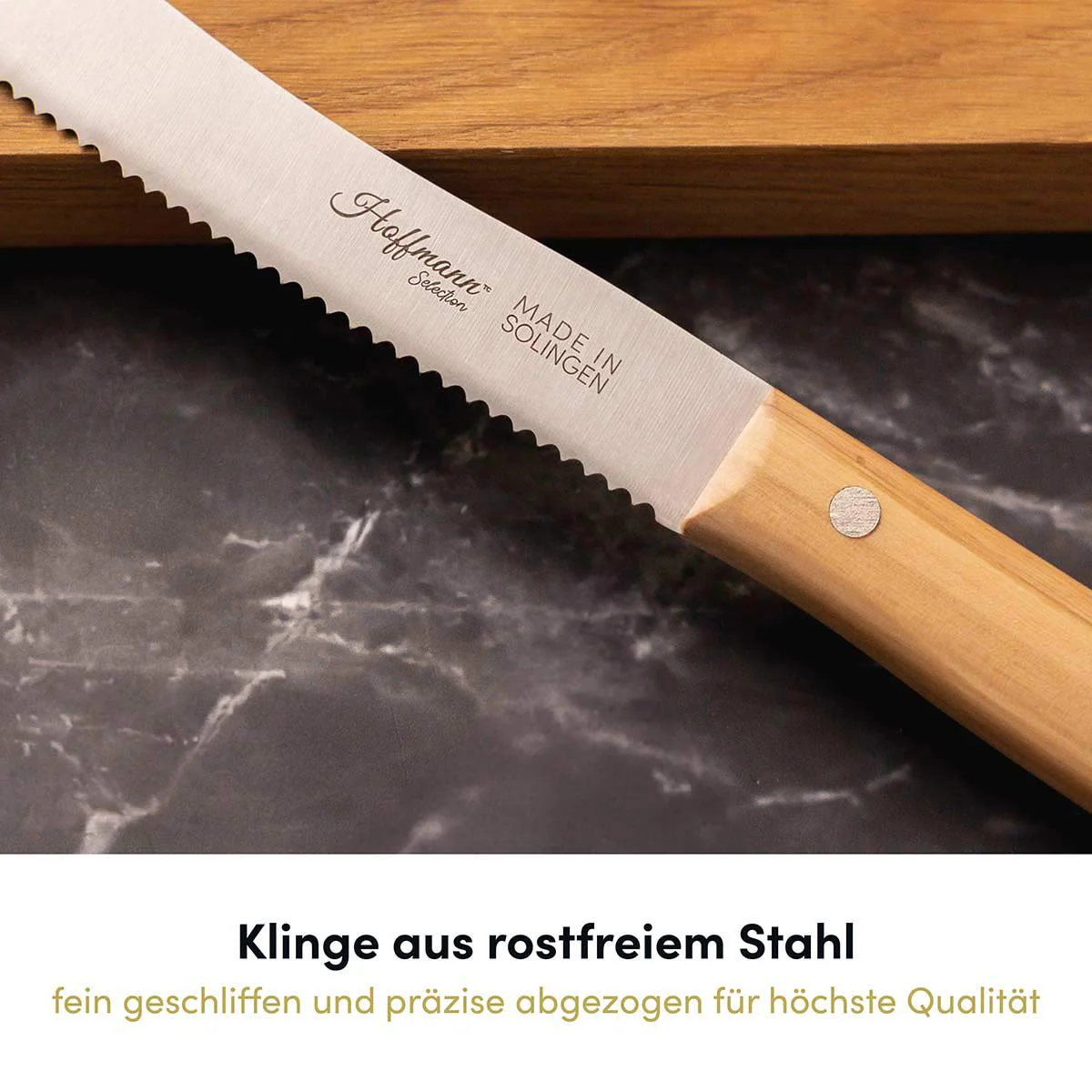 Streichmesser I Buckelmesser Wellenschliff I Made in Solingen - Image 4