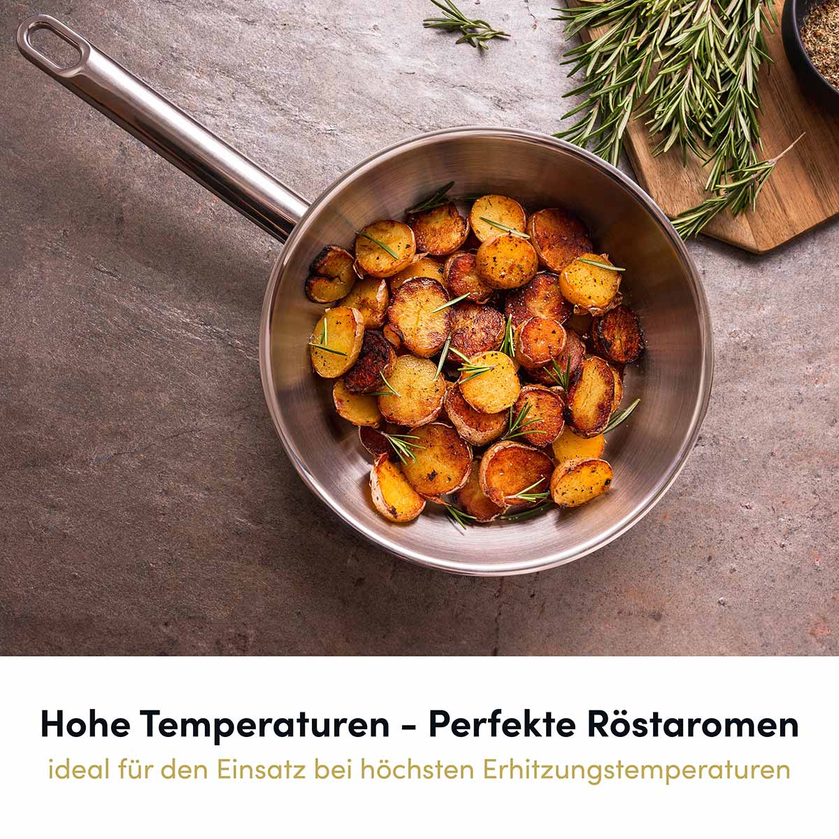 Edelstahl Bratpfanne 24 cm | B-Ware - Image 5