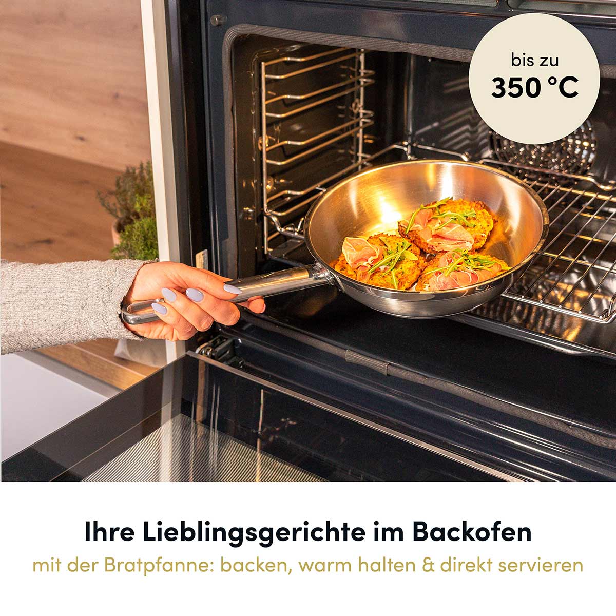 Edelstahl Bratpfanne 24 cm | B-Ware - Image 9