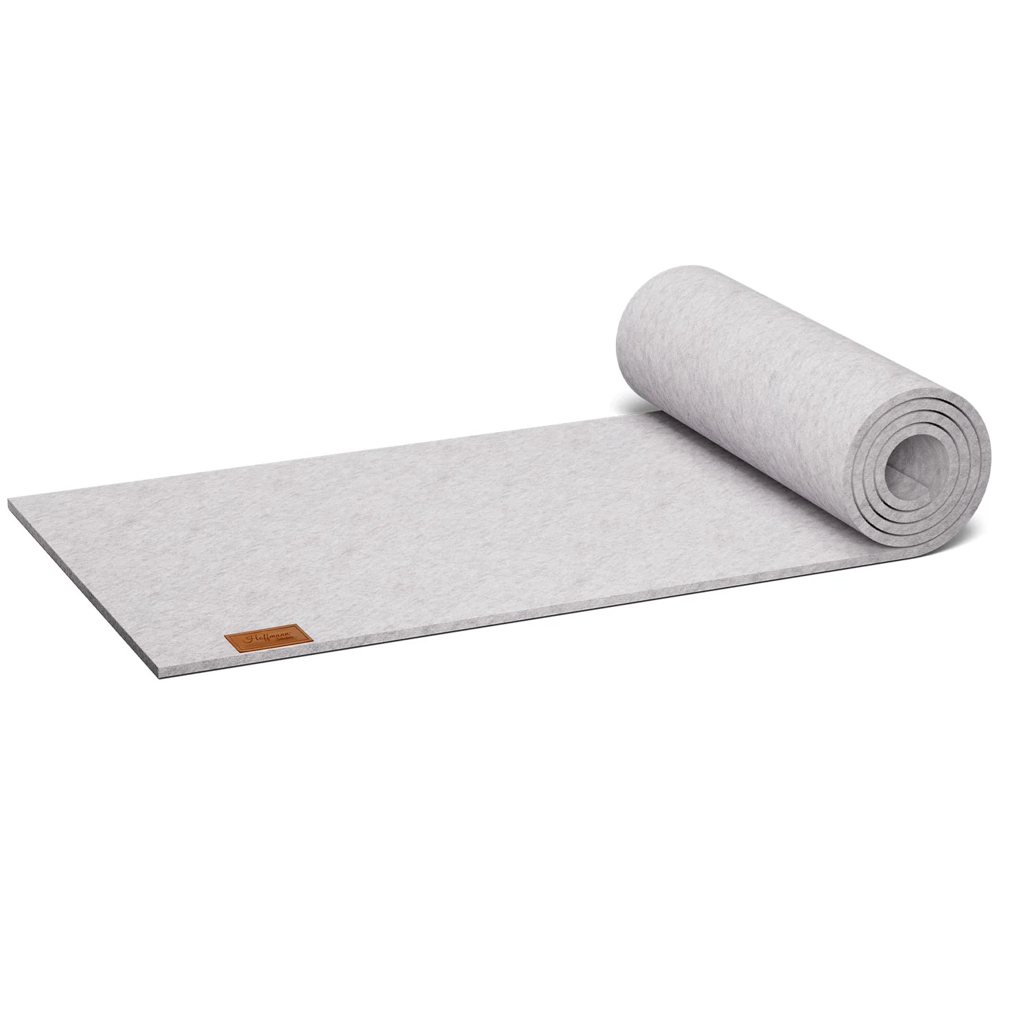 Eleganter Tischläufer 100x30 cm oder 150x40 cm hellgrau