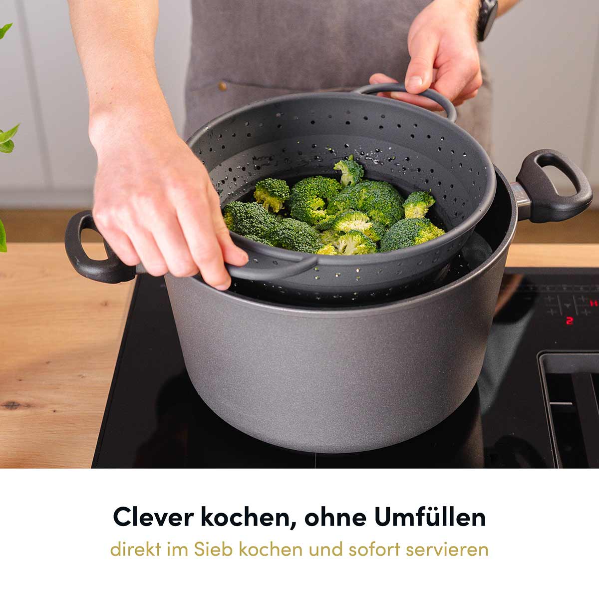 Faltsieb mit robusten Edelstahlring - Image 6