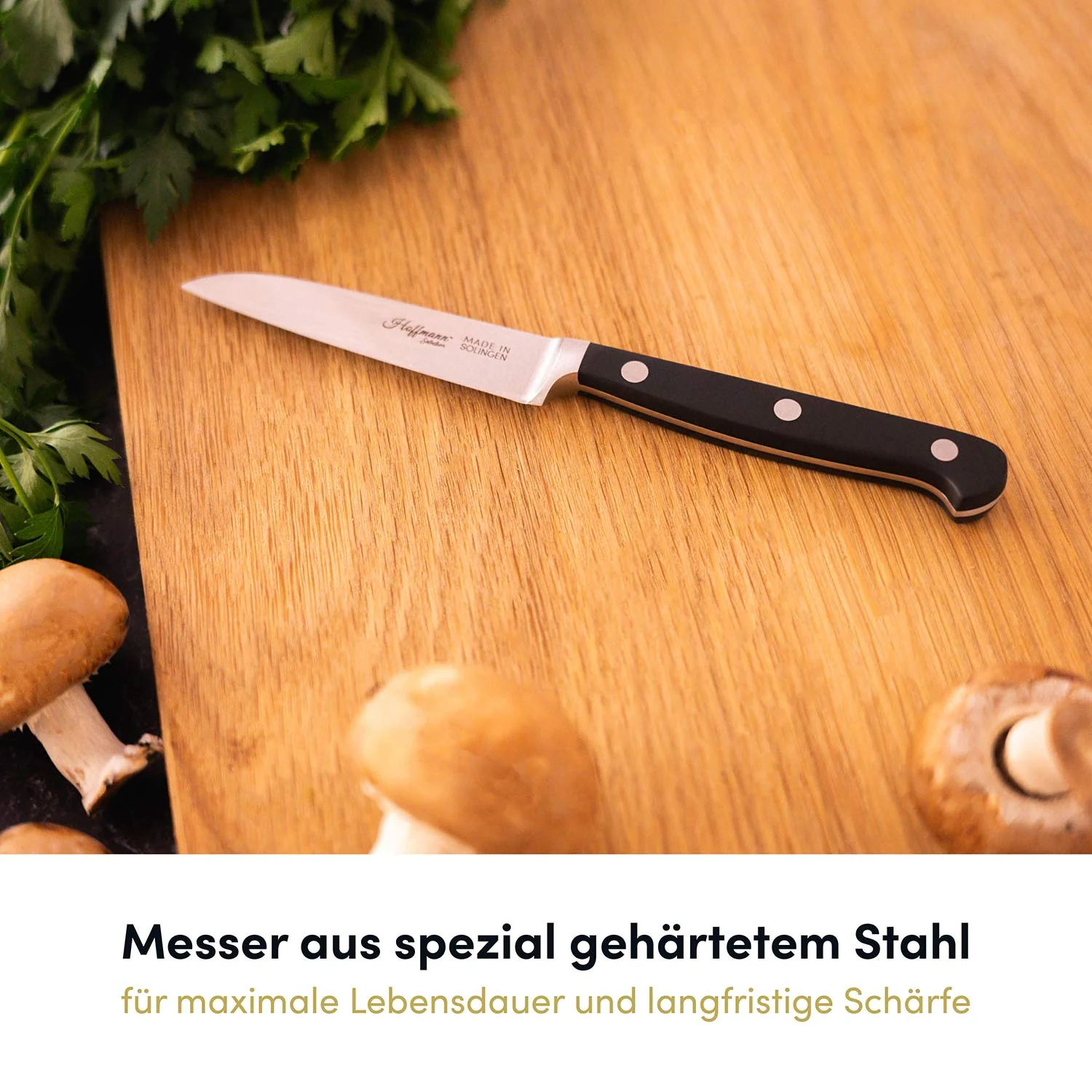 Gemüsemesser 9 cm, handgeschmiedet in Solingen - Image 5