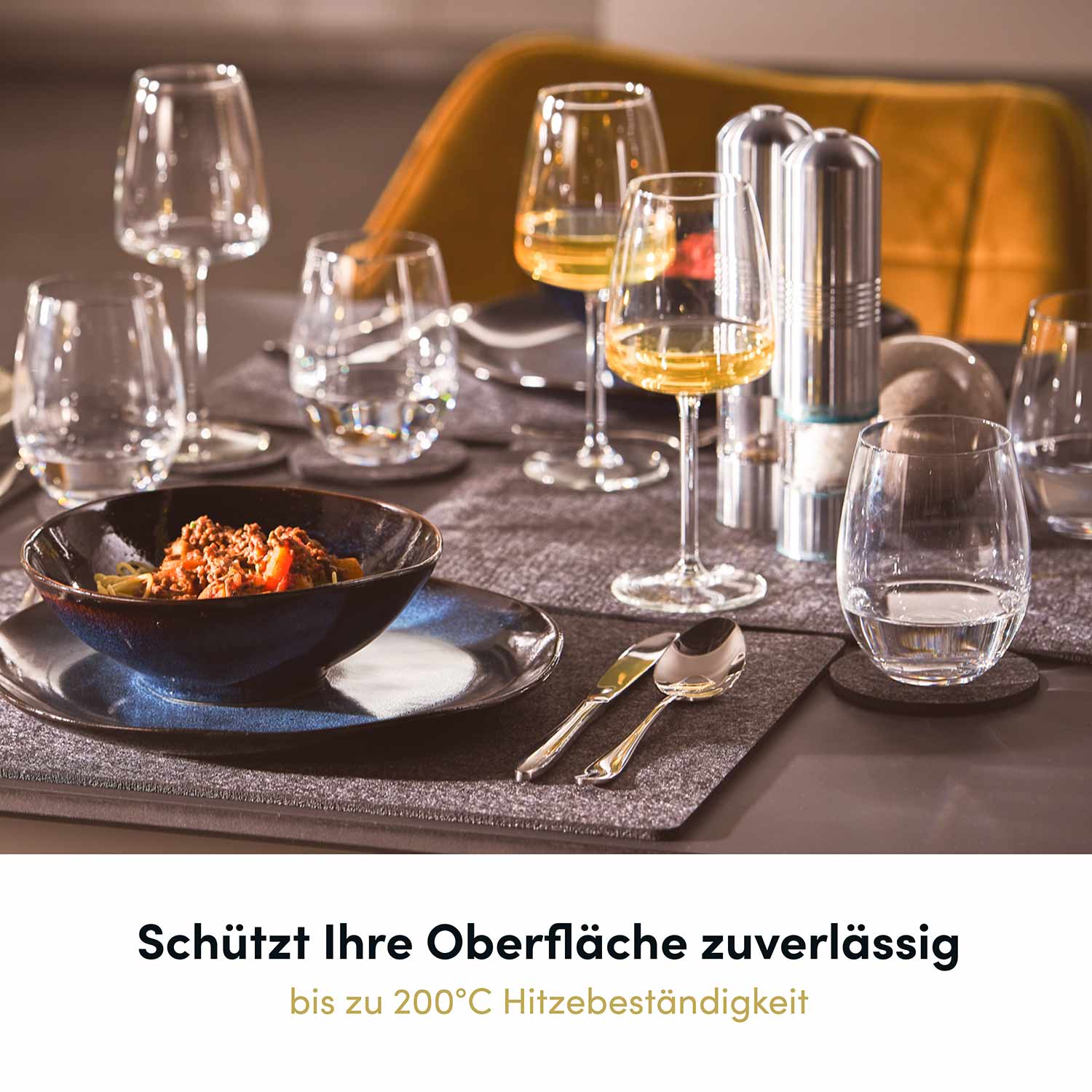 Stilvolle Untersetzer Ø 10 cm I 10 Stück in Aufbewahrungsbox - Image 3