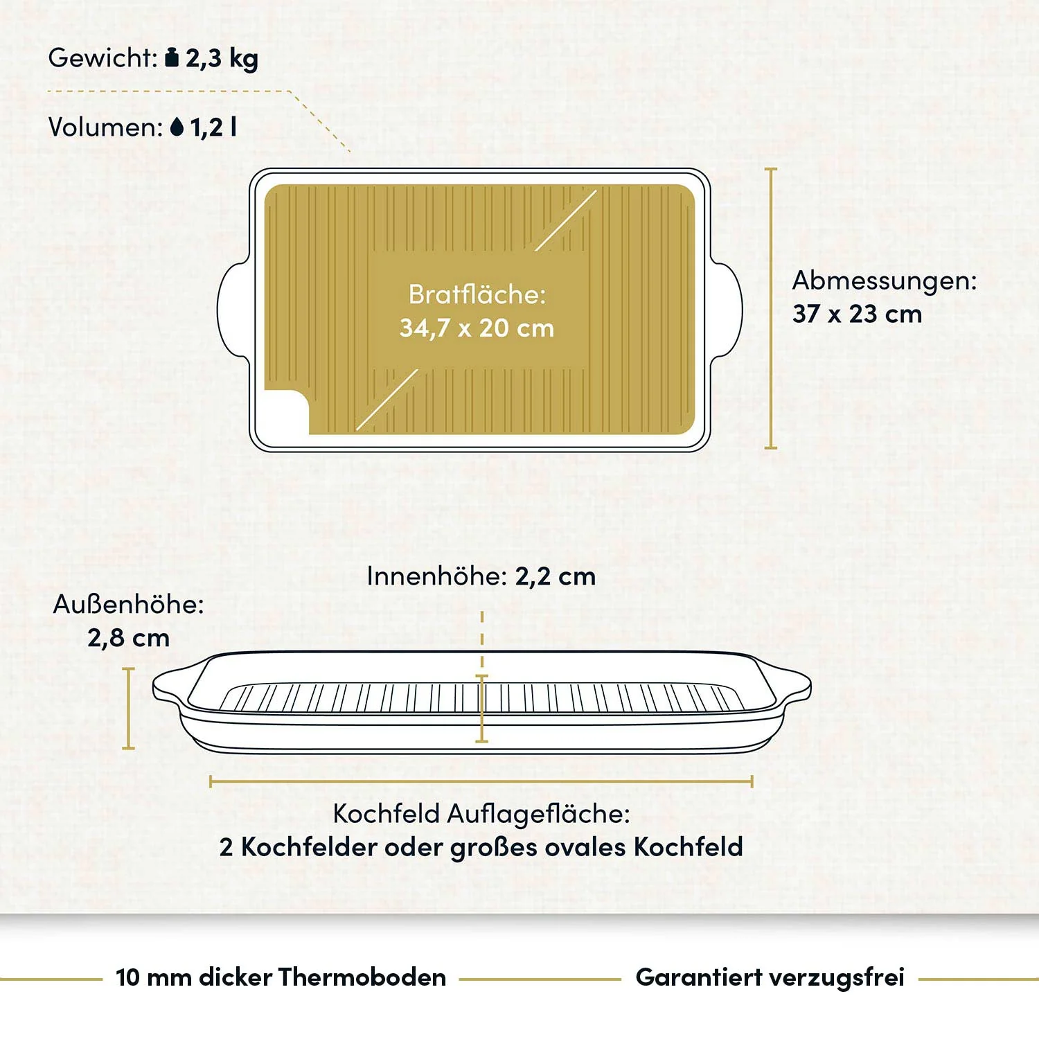 Grillplatte 37x23 cm - Image 3