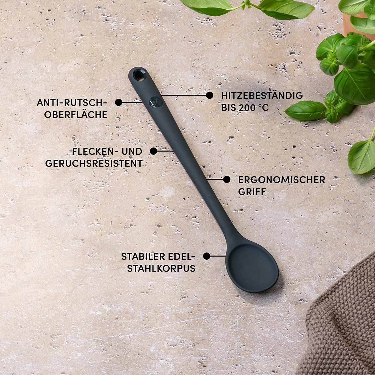 Kochlöffel mit robustem Edelstahlkern - Image 4