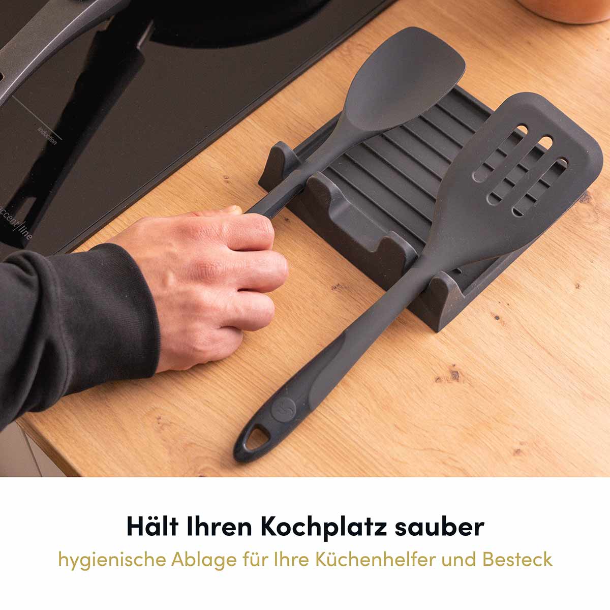 Praktische Ablage für drei Küchenhelfer - Image 3