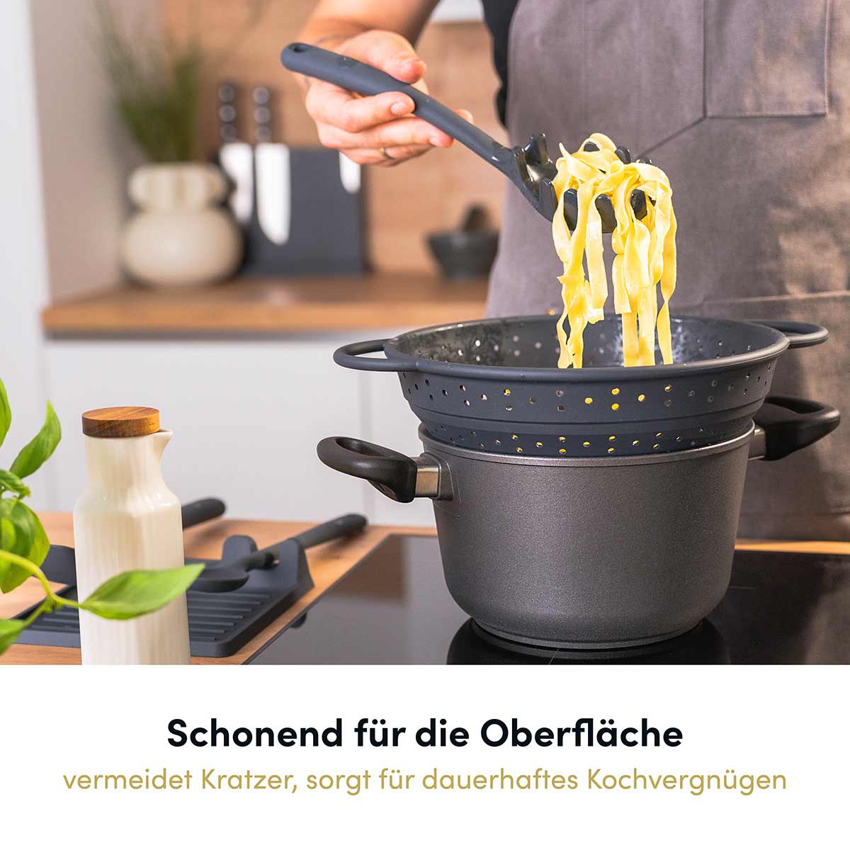 Spaghettilöffel mit robustem Edelstahlkern - Image 3