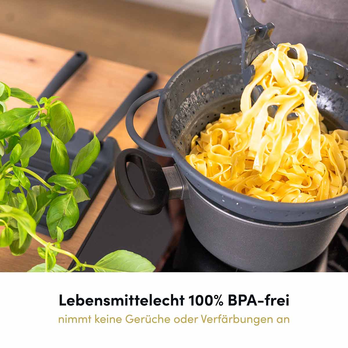 Spaghettilöffel mit robustem Edelstahlkern - Image 5