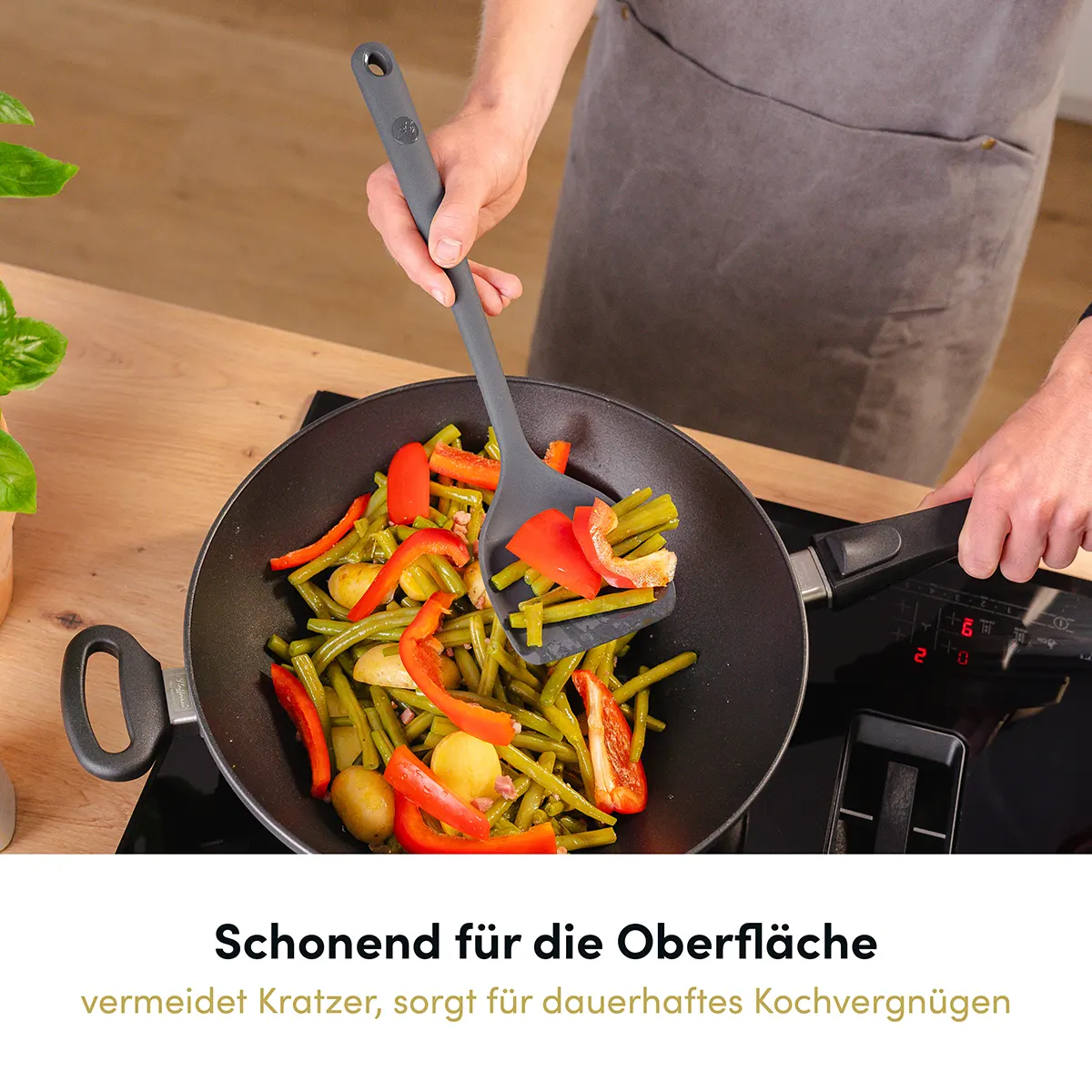 Pfannenschaufel mit robusten Edelstahlkern - Image 3
