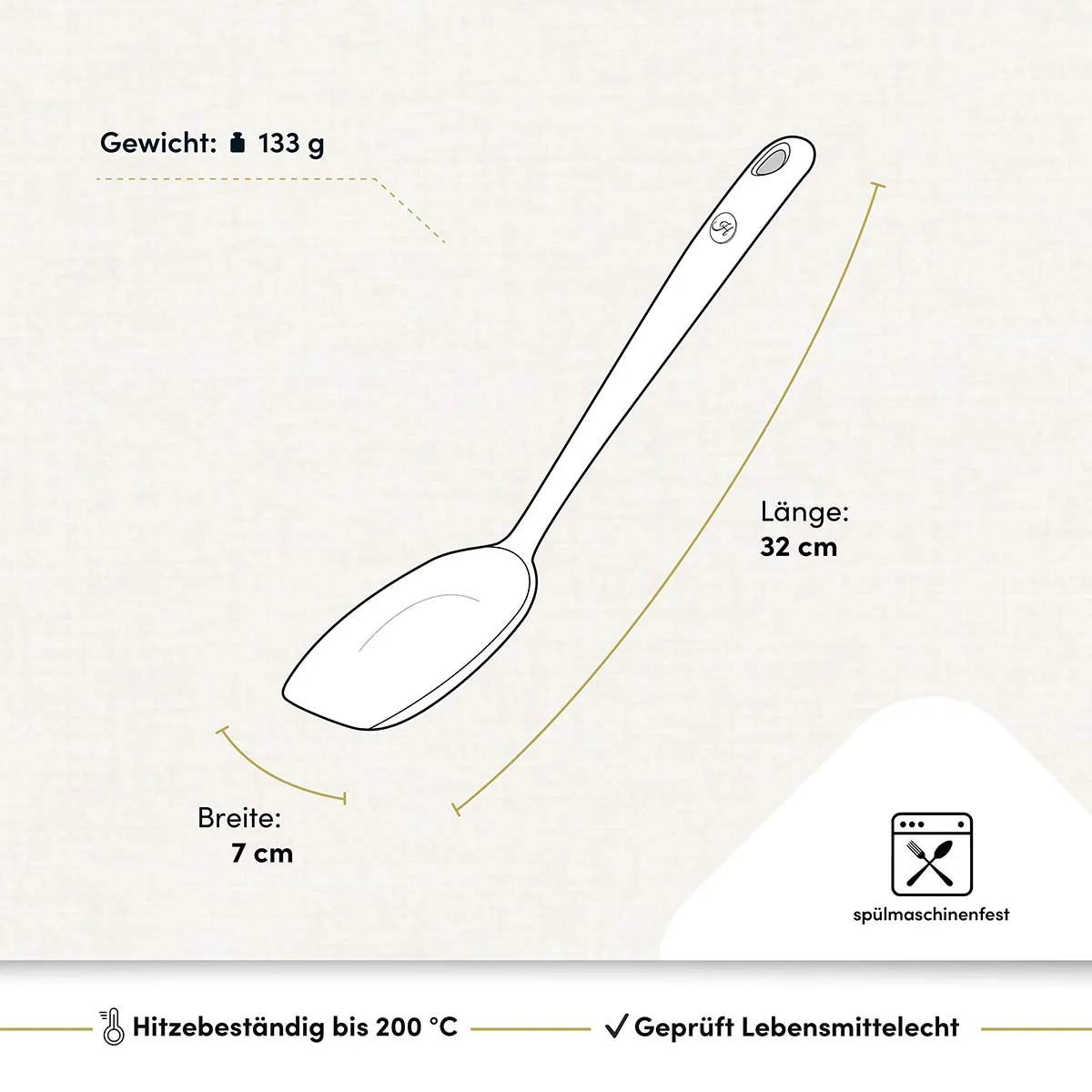Soßenlöffel mit robustem Edelstahlkern - Image 2
