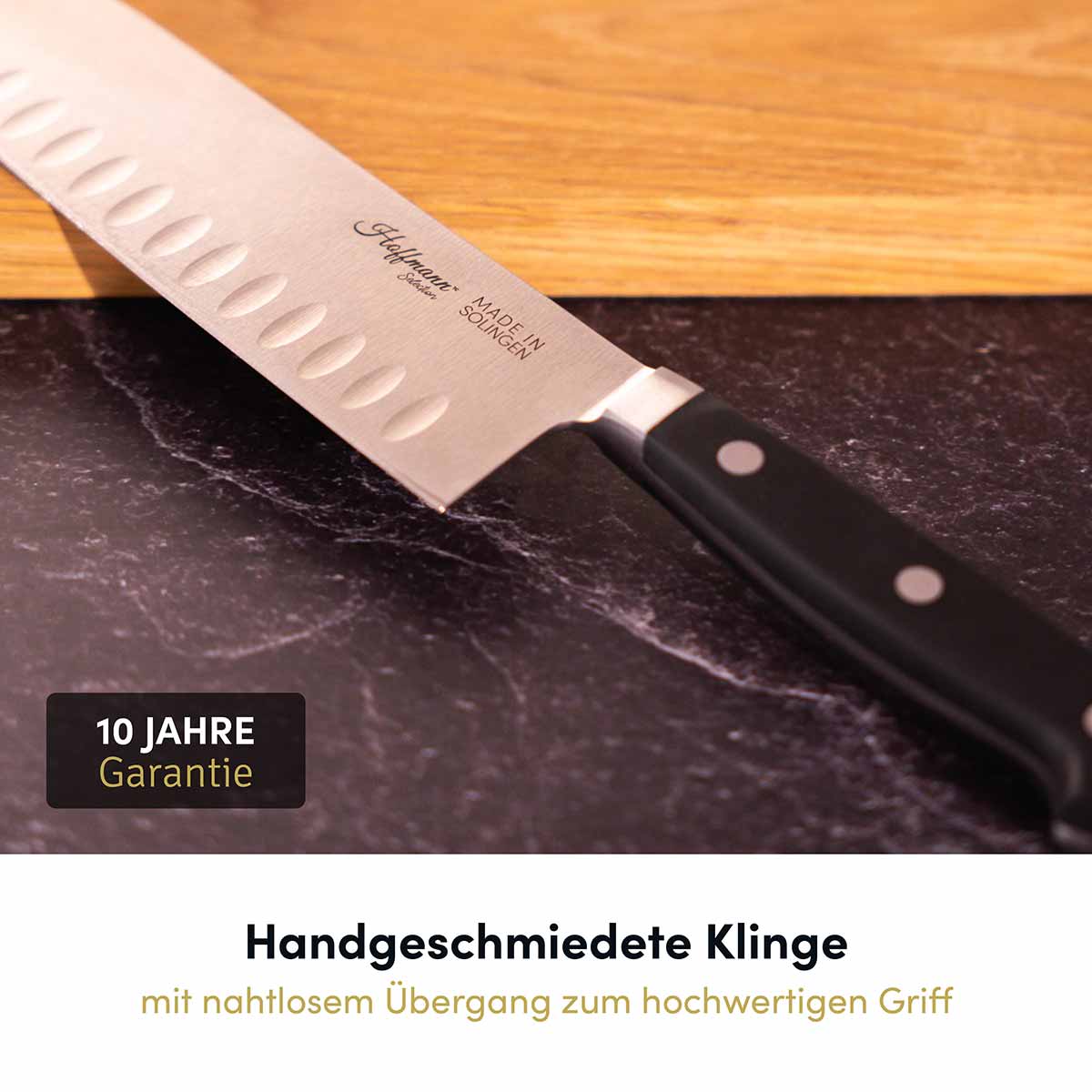 Santokumesser 18 cm, handgeschmiedet in Solingen - Image 4