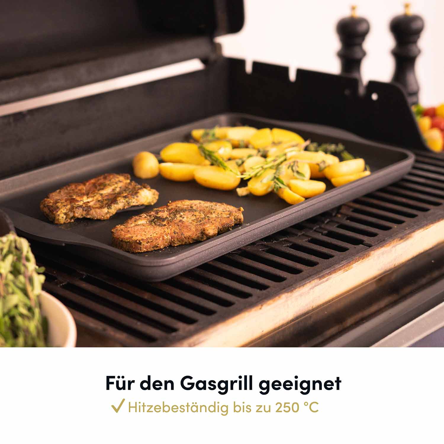 Teppanyakiplatte I Grillplatte I Plancha 49x29 cm - Image 5